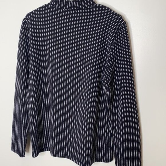 Noisy May Women Checkered Long Sleeves Ruffled Mock Neck Sweater Size Large - Picture 9 of 10